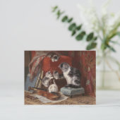 キャッツよくはしゃぐ- Ronner ポストカード (スタンド正面)