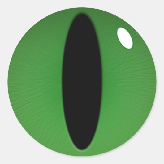 キャッツアイステッカー ラウンドシール (正面)