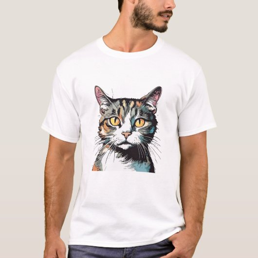 キャッツアイチャーム Tシャツ (正面)
