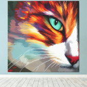 キャッツアイデザイン キャンバスプリント (インサイチュ (ウッドフロア))