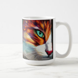 キャッツアイデザイン コーヒーマグカップ