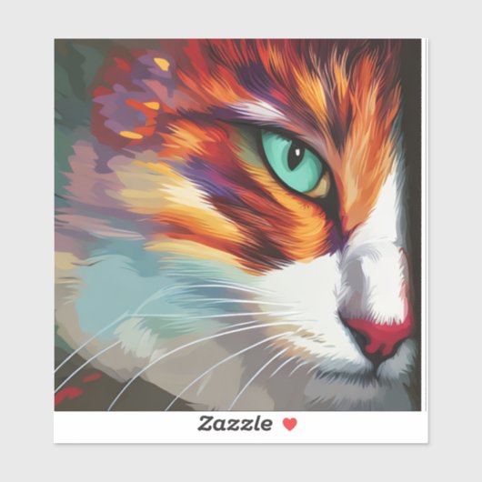 キャッツアイデザイン シール (シート)