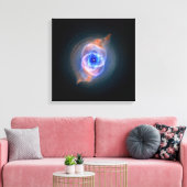 キャッツアイネブラ白熱［赤熱］光を放つ キャンバスプリント (インサイチュ (リビング))