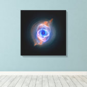 キャッツアイネブラ白熱［赤熱］光を放つ キャンバスプリント (インサイチュ (ウッドフロア))