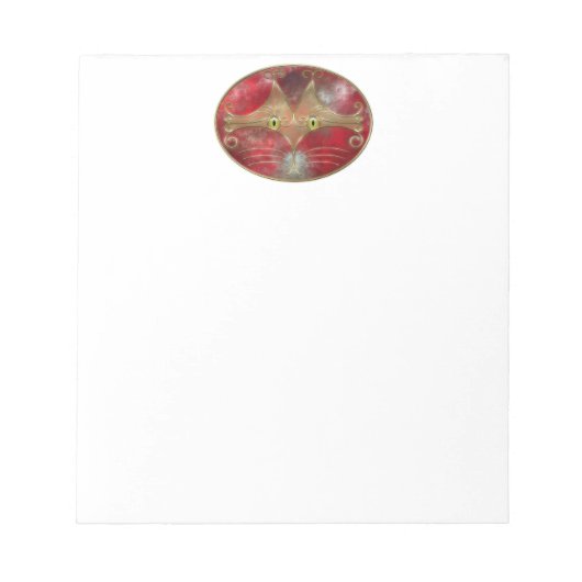 キャッツアイメモ帳 ノートパッド (正面)