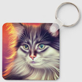 キャッツアート キーホルダー (裏面)