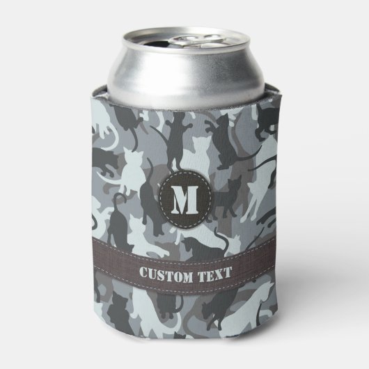 キャッツアーバンカモフラージュ 缶クーラー (缶正面)
