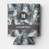 キャッツアーバンカモフラージュ 缶クーラー (正面)