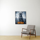 キャッツィラおもしろい猫ミームポスタータペストリー タペストリー (インサイチュ)