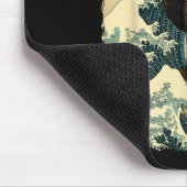 キャッツィラキャットアおもしろいートキャット日本のウィメン男性へズ マウスパッド (コーナー)