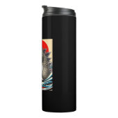 キャッツィラ日本の猫アおもしろいートギフト男性へ タンブラー (回転右)