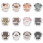 キャッツウィンター秋クリスマス シール (正面)