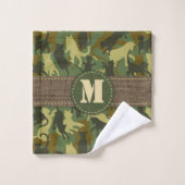 キャッツウッドランドカモフラージュ バスタオルセット (ウォッシュタオル)