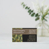 キャッツウッドランドカモフラージュ（横型） 名刺 (スタンド正面)