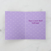 キャッツカラフル誕生日 カード (内部)