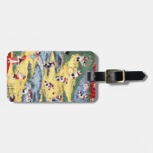 キャッツカ日本のントリー歌川国利 ラゲッジタグ (正面横)