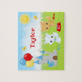 キャッツキッチンキャッスルブルー&レッドジグソーパズル ジグソーパズル (縦)