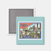 キャッツキル山からの挨拶 マグネット (正面/裏面)