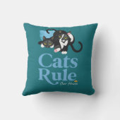 キャッツクッションイラストレーション アウトドアクッション (裏面)