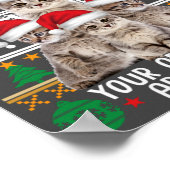 キャッツクリスマスシャツおもしろいオーナメントパジャマファミリー ポスター (角)