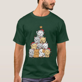 キャッツクリスマスツリー Tシャツ