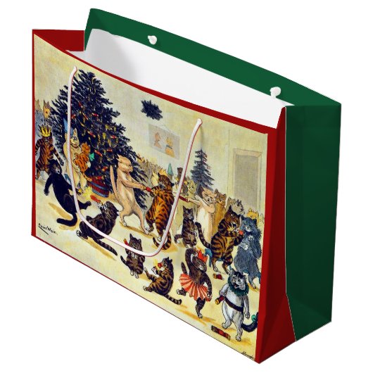 キャッツクリスマスパーティールイ・ワーイン ラージペーパーバッグ (正面アングル)
