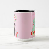 キャッツクールクリスマス中世紀半モダン マグカップ (中央)