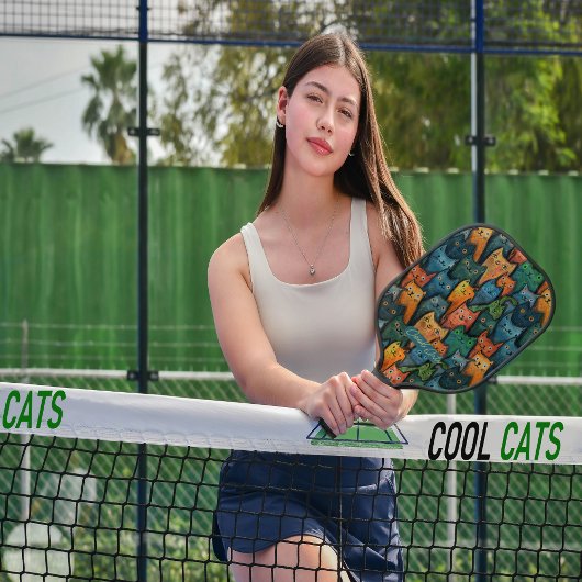 キャッツクールピックルカラフルボールパドル ピックルボールラケット