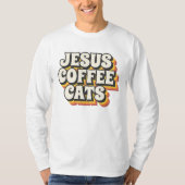 キャッツコーヒーイエズス猫Tシャツ Tシャツ (正面)