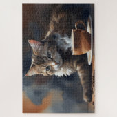 キャッツコーヒーコーナー ジグソーパズル (縦)