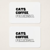 キャッツコーヒーフェミニズム (正面&裏面)