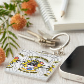 キャッツコーヒー引用文 キーホルダー (正面右)