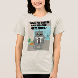 キャッツコーヒー引用文 トライブレンドTシャツ