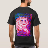 キャッツサイケデリック Tシャツ (裏面)