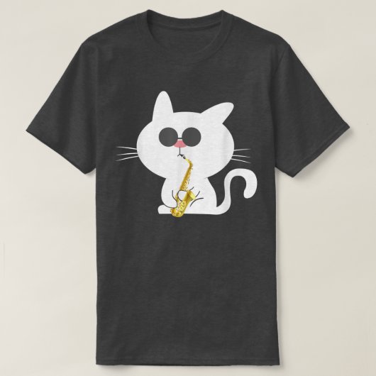 キャッツサ遊ックス音楽愛好家 Tシャツ (デザイン正面)