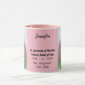 キャッツジェルトルードコーヒーのパトロンの聖人をパーソナライズ マグカップ (中央)