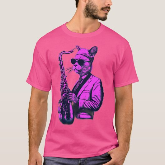 キャッツジャ遊ズオンザックス Tシャツ (正面)