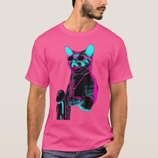 キャッツジャ遊ズオンザックス Tシャツ (正面)
