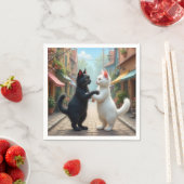 キャッツスロー踊りオンコブレストン通り スタンダードカクテルナプキン (インサイチュ)