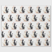 キャッツスロー踊り ラッピングペーパー (フラット)