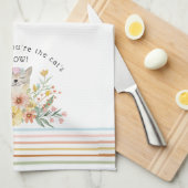 キャッツニャーグランマキュート子猫フローラパステル キッチンタオル (四つ折り)