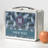 キャッツネイビーカモフラージュ メタルランチボックス (インサイチュ)