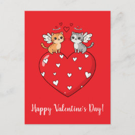 キャッツハッピーバレンタインデー!ポストカード ポストカード