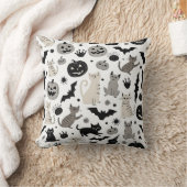 キャッツハロウィン#1 クッション (ブランケット)