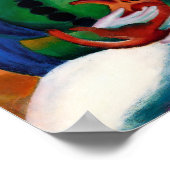 キャッツバイ絵画フランツ・マークの少女 ポスター (角)