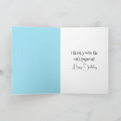 キャッツパジャマ誕生日 カード (内部)