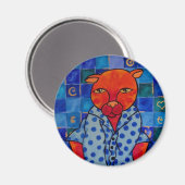 キャッツパジャマ マグネット (正面/裏面)