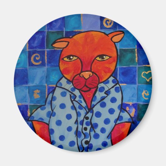 キャッツパジャマ マグネット (正面)