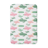 キャッツパターンキッズバスルーム バスマット (正面縦)