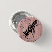 キャッツパラソルスアンブレラインクアートイラストレーション 缶バッジ (正面&裏面)